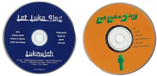 Two Let Luke Sing CDs: Lukowich and the self-titled album